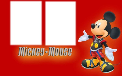 Mickey Mouse フォトモンタージュ