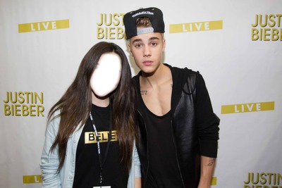 Justin Bieber and you Fotomontaggio