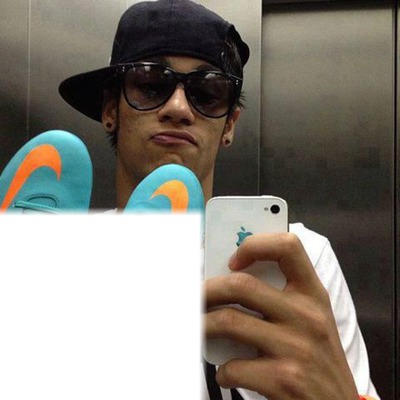 Foto do Neymar Photo frame effect