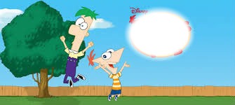 Phineas and ferb çerçeve Valokuvamontaasi