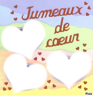 jumeaux-de-coeur Fotomontáž