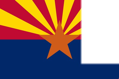 Arizona flag Φωτομοντάζ