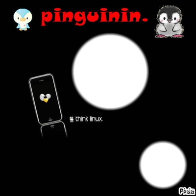 pinguinin Fotomontage