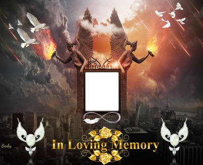 in loving memory Fotomontāža
