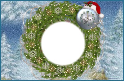 Cartes de Noël Photomontage
