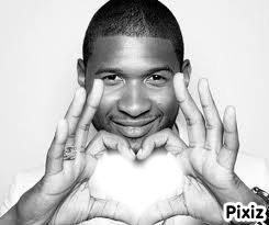 Usher vous aime  ! Fotomontasje
