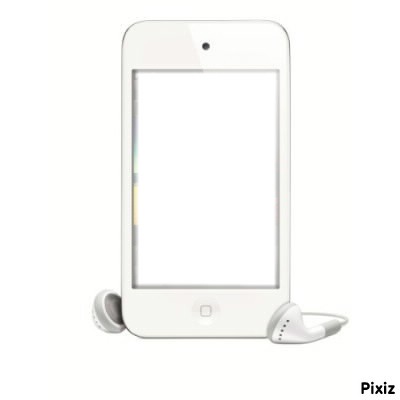 ipod touch blanc Fotomontage