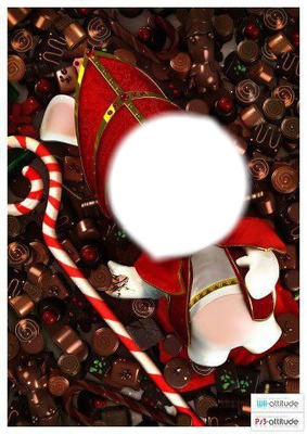 St-Nicolas d'ans l'chocolat! Fotomontage