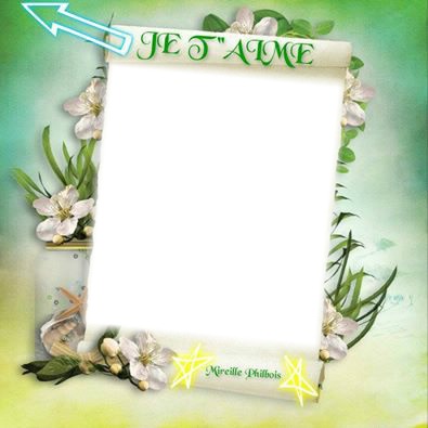 amour eternel Photo frame effect