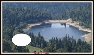 lac de la Lande Fotomontage
