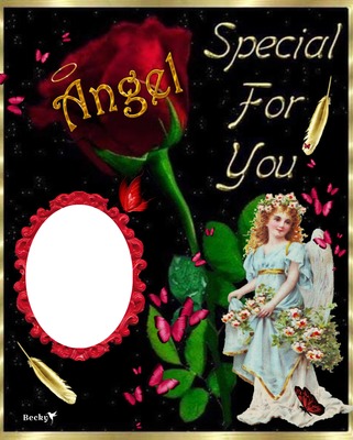angel special for you Photo frame effect