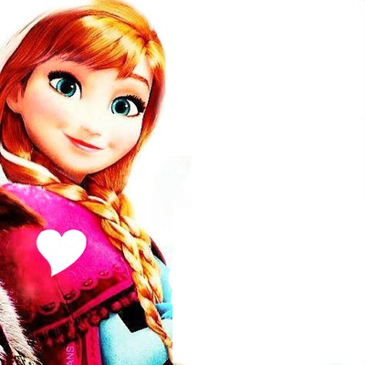 Anna  Frozen 5 -figuras Valokuvamontaasi