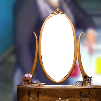 miroir unique Photomontage