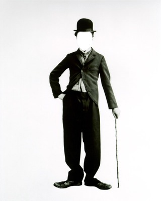 Charlie Chaplin Fotomontaż