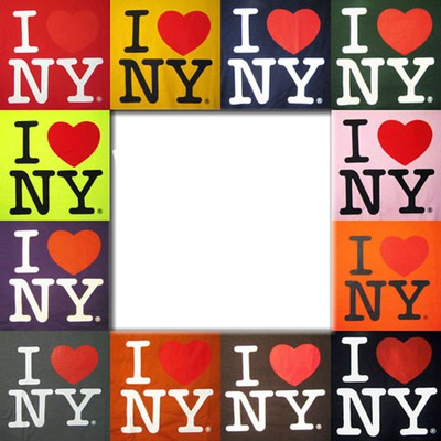I ♥ NY Photo frame effect
