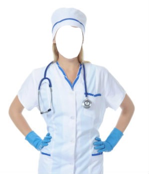infirmière Photomontage