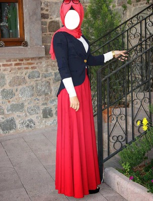 hijab for girl Fotomontaža