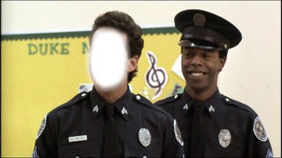 Police Academy Photo frame effect
