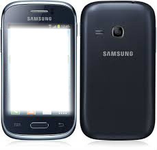 Telefono Samsung Galaxy Young Fotomontaža