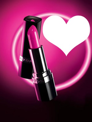 Avon Ultra Color Bold Lipstick Pink Fotomontage