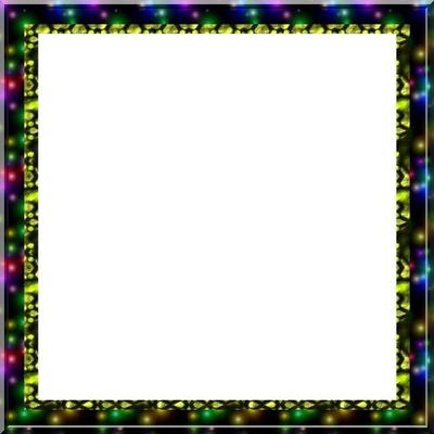 cadre carré multicolore フォトモンタージュ