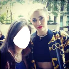 Miley et moi Fotomontaža
