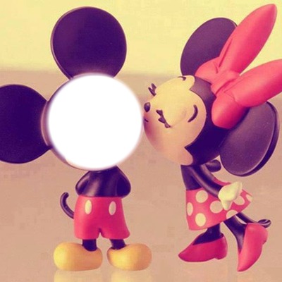 Mikey Mouse Y Minie Fotomontage