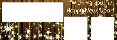 happy new year Photo frame effect