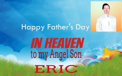 Happy Father’s Day in Heaven Photo frame effect