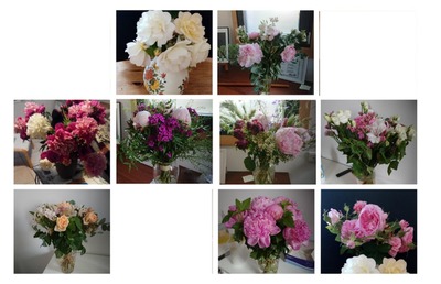 bouquets fleuris Fotomontažas