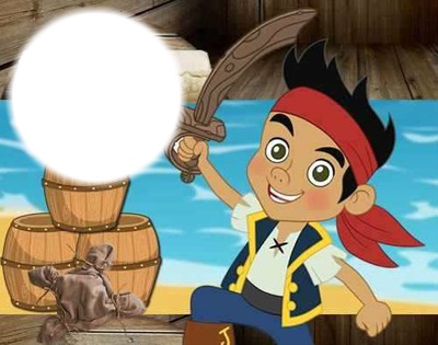 Jake y los piratas Fotomontaža