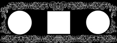 couverture baroque Photo frame effect