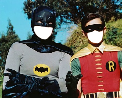 batman robin Photo frame effect