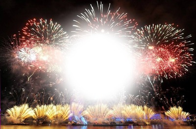 fireworks Photo frame effect