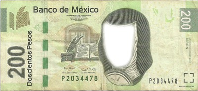 200 pesos mexicanos Fotomontažas