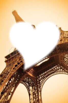 love paris Photo frame effect