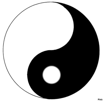 ying & yang フォトモンタージュ