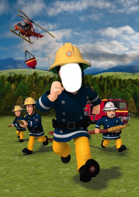Sam le pompier n°10 Fotomontage