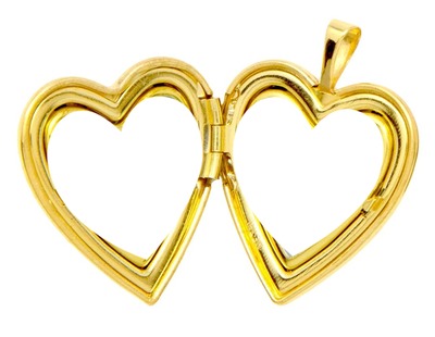 two gold heart Montage photo