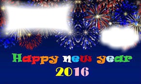 happy new year 2016 Photo frame effect