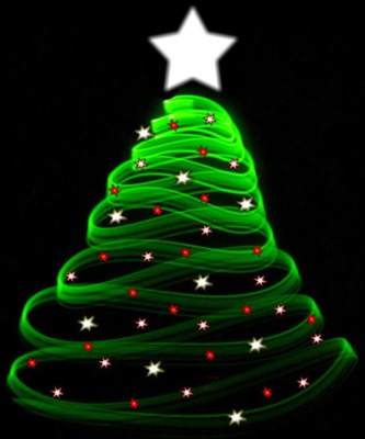 Árvore de Natal Fotomontagem