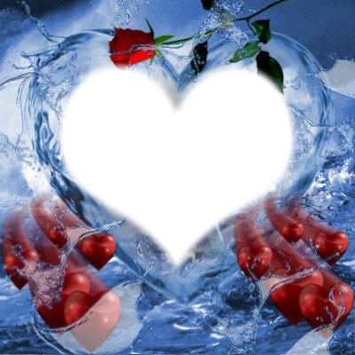 corazon de hielo Fotomontage