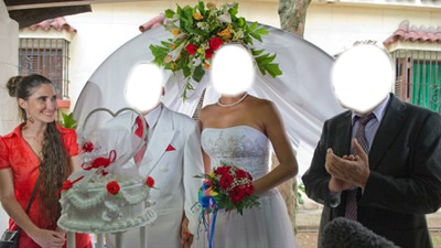 mariage a cuba Photo frame effect