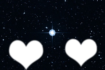 star heart Fotomontaža