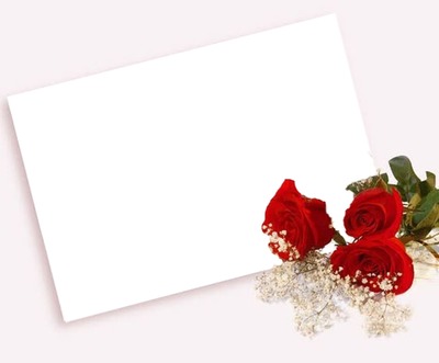 marco y rosas rojas2 Fotomontage