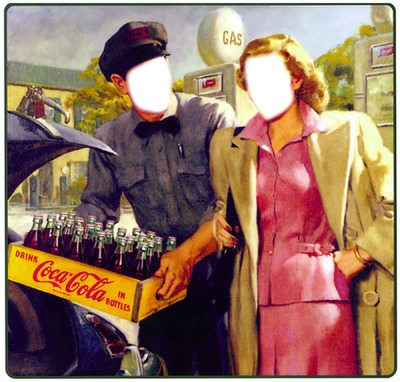 coca-cola 9 Photo frame effect
