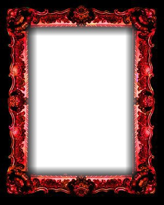 cadre rouge Fotomontažas