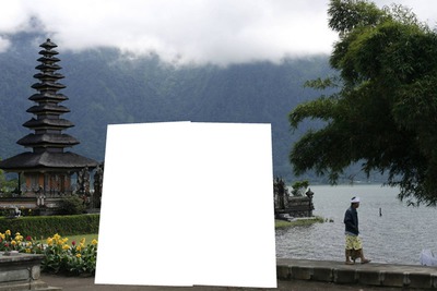 Bali Photo frame effect