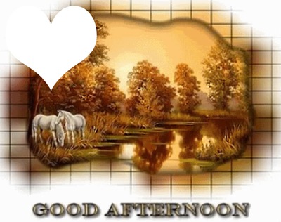 Good Afternoon Photo frame effect