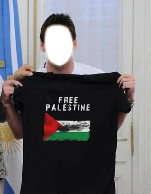 free palestine フォトモンタージュ